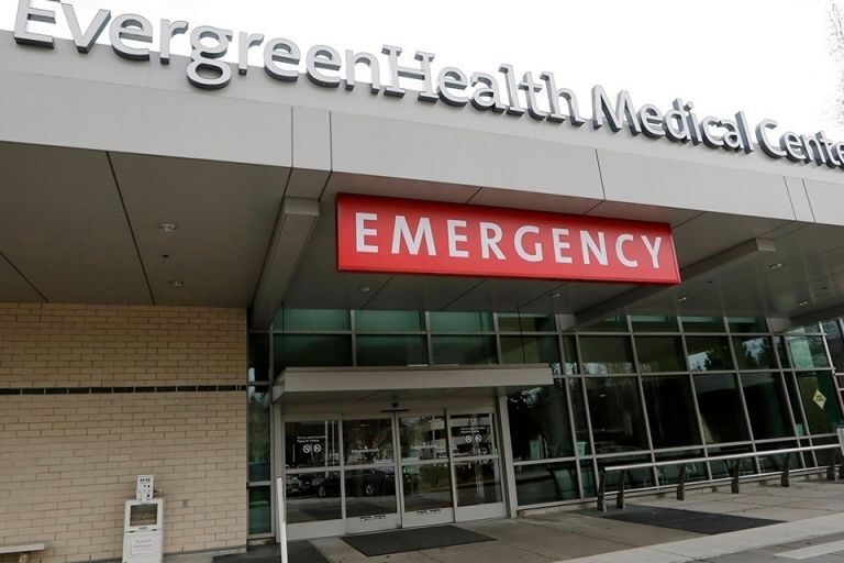 Evergreen hospital, an epicenter of the COVID-19 coronavirus outbreak in the US Evergreen hospital, an epicenter of the COVID-19 coronavirus outbreak in the US
